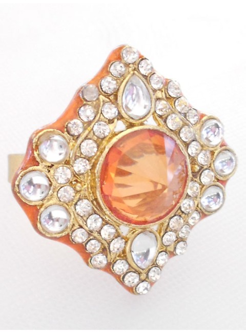 Kundan Finger Ring